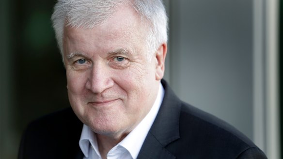 German Interior Minister and chairman of the German Christian Social Union (CDU), Horst Seehofer, 