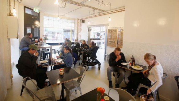 Calm focus: The interior of Daniel Son cafe.