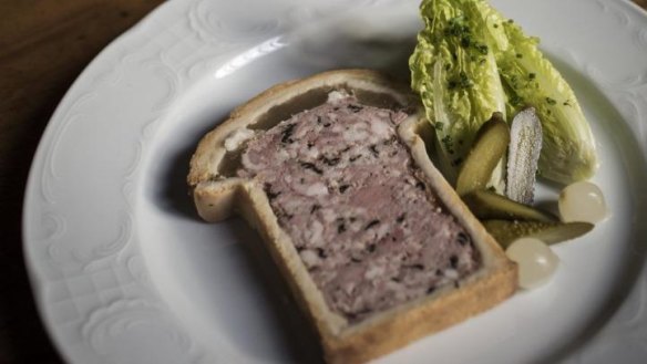 Grandpa Henri's baked pork terrine en croute is the go-to dish.