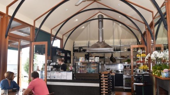Shelter Shed Bar & Eatery was inspired by Queenscliff Pier's historic shelter shed.