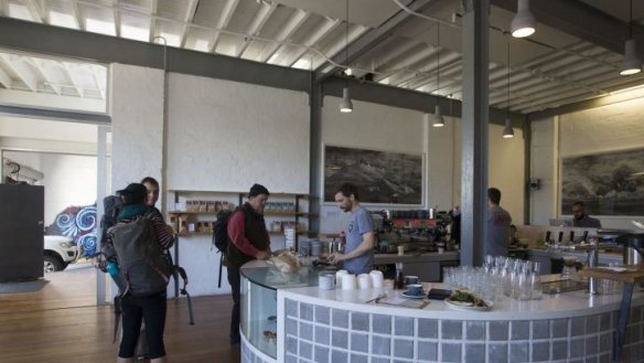 Simple and sweet: Sample Coffee Pro Shop and Roastery in St Peters.