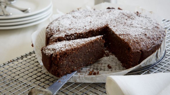 Everyone needs an easy chocolate cake in their repertoire: This one has nuts and mascarpone in the mix.