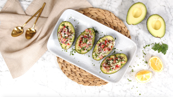 Stuffed avocados the whole family will love.