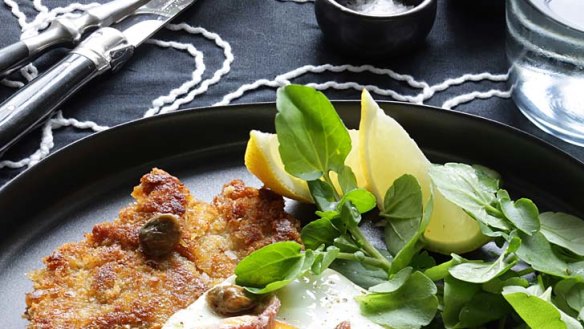 Jill Dupleix's Schnitzel Holstein.