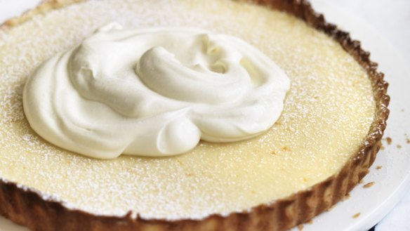 Neil Perry's orange ricotta tart.