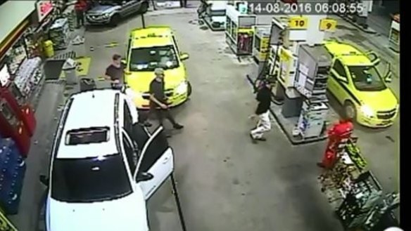 CCTV aired by Globo shows the swimmers getting into a cab. Police said the driver obeyed instructions not to leave until police arrived.