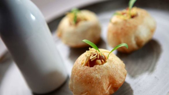 Tonka's go-to dish: the Pani puri.