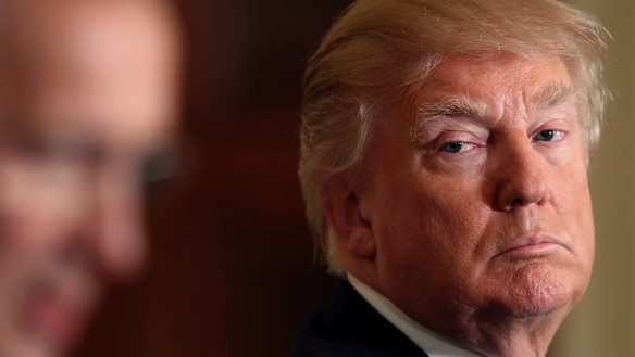 US President Donald Trump last week.