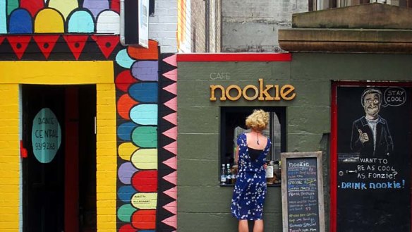 Nookie for hole-in-the-wall coffee in Surry Hills.