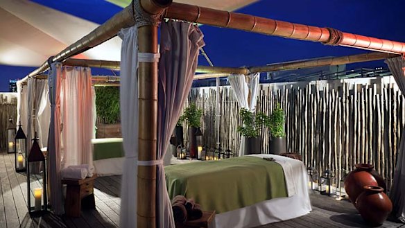 A rooftop Wellness Garden in Florida.