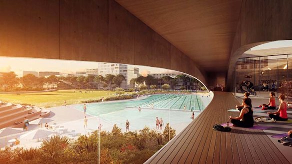 Green Square: The city's newest and largest pool complex.