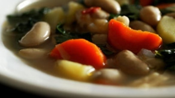 Tuscan kale and potato soup