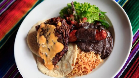 Go-to dish ... Guanacos Carne Asada at Los Latinos.
