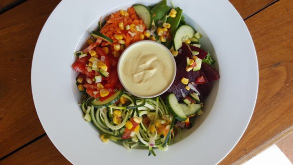 Eat the rainbow: Diggers' buddha bowl.