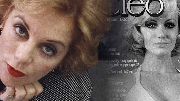 Ita Buttrose and an early edition of Cleo.