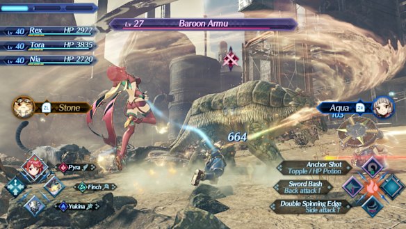 It might look complicated, but the battle system is all about reading, planning and timing.