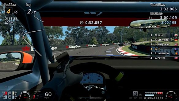 Mount Panorama in Gran Turismo 6.