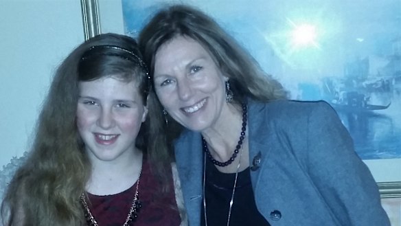 Ann with her youngest daughter. 