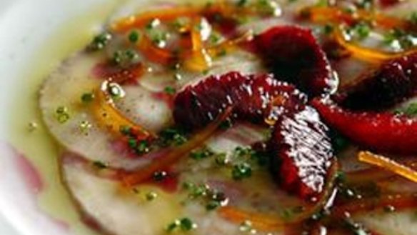 Fish carpaccio