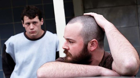 Lucas Pittaway as Jamie and Daniel Henshell as John Bunting.