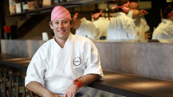 Expansion: Chef Shaun Presland swept up The Rocks awards at the original Sake.