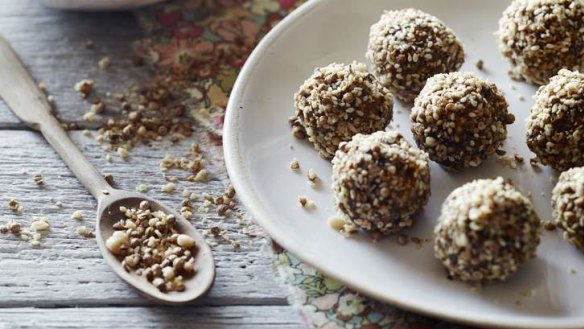 Pete Evans' raw carrot cake bliss balls. <b>Photos</b>: Mark Roper. <b>Styling:</b>: Deb Kaloper.