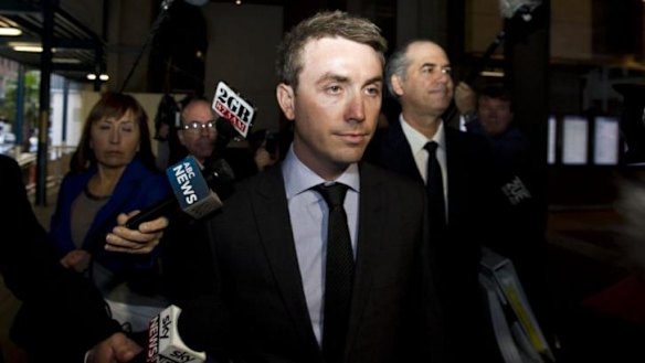 Emotionally drained: James Ashby dropped his case.