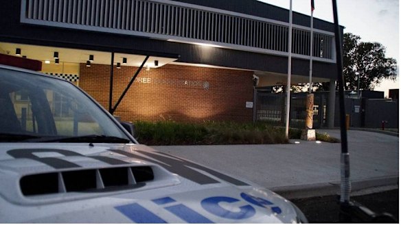 Moree police station in a file picture.