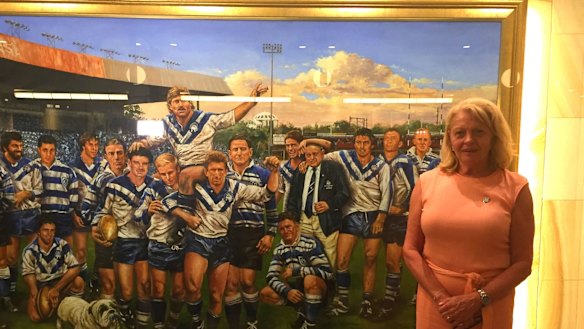 New Bulldogs chair Lynne Anderson wants to settle the dispute with sacked coach Des Hasler.