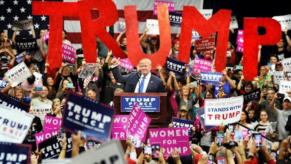 Donald Trump: loved in  Pennsylvania.