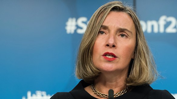 European Union foreign policy chief Federica Mogherini is determined to save the 2015 deal with Iran.