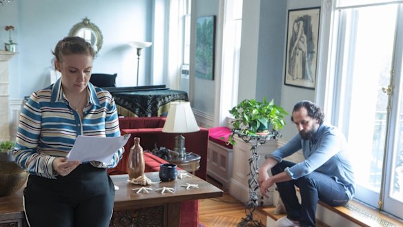  creator and star Lena Dunham and Matthew Rhys in the standout season six episode American Bitch.