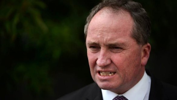 Federal Agriculture Minister Barnaby Joyce.