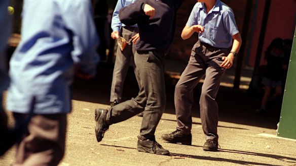 Any all-male setting is either nurturing, well-regulated and safe, or it's bullying and mob-like.