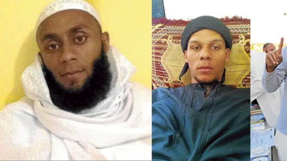 Left to right: Abdul Salam Mahmoud, Yusuf Ali, Ahmad Moussalli, Mohammad Ali Baryalei, Mohamed Zuhbi.