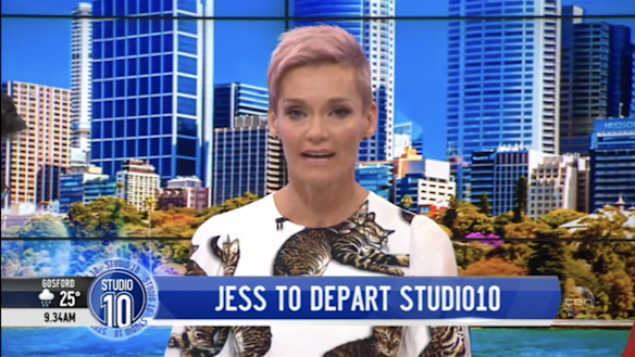 Jessica Rowe announces her departure from Studio 10..