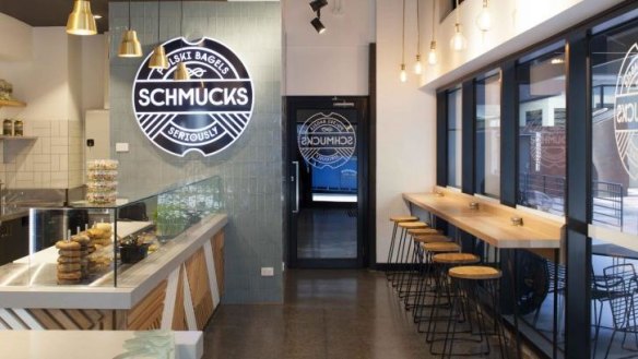 Schmucks Bagels serves Polish rolls with non-traditional toppings.