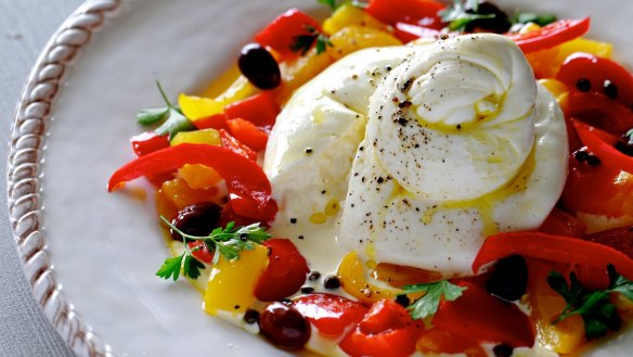 Burrata is a luxurious alternative to mozzarella.