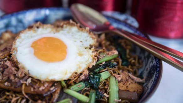 The indomie goreng at Cafe Ho Jiak.