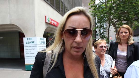 Awaiting a verdict ... Keli Lane during jury deliberations.