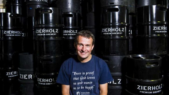 Christoph Zierholz hopes to move his Fyshwick brewery and bar to Kingston.