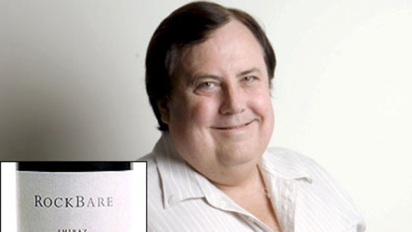 Clive Palmer shells out $110,000 for $22 Aussie shiraz