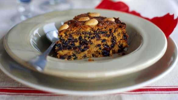 Christmas rum cake.