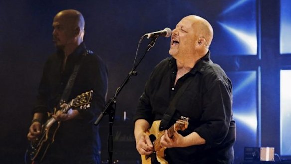 Black Francis (right) and Joey Santiago from the Pixies at the opening night of Vivid Live. 