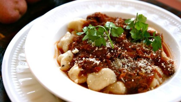 Gnocchi with slow braised veal