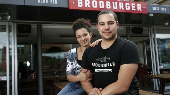 Joelle and Sascha Brodbeck, from Brodburger.