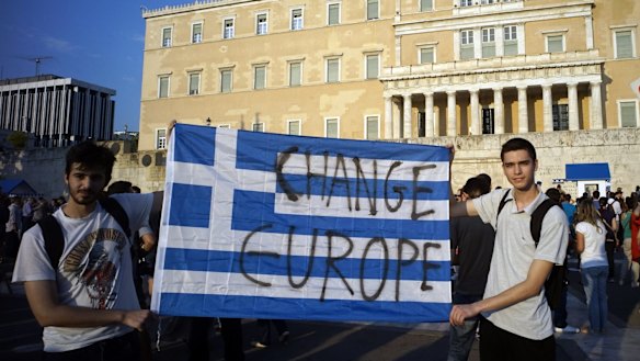 How does the Greek tragedy inform our election debate? Mainly by reminding us that when our politicians predict that the other side will wreck our economy, they don't really mean it.