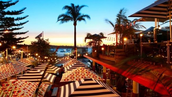Summer nights: The Watsons Bay Boutique Hotel is one of many options for summer outings.