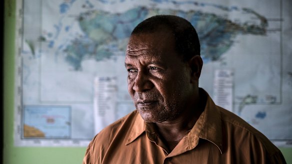 Charlie Benjamin, the governor of Manus Province.