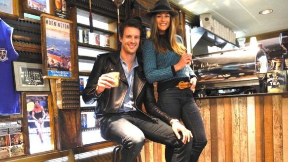 Ex-Melbourne resident Nick Stone and business partner Alexandra Knight own Bluestone Lane cafe in New York.